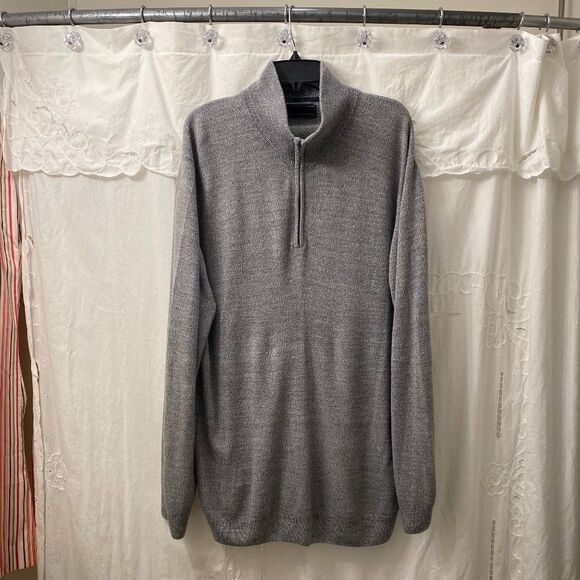 WP Waterproof Zip Neck Mens Sweater Size XLT - Picture 1 of 9